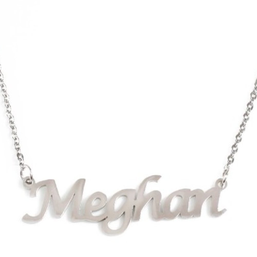 NEW MEGHAN PERSONALIZED NAME NECKLACE